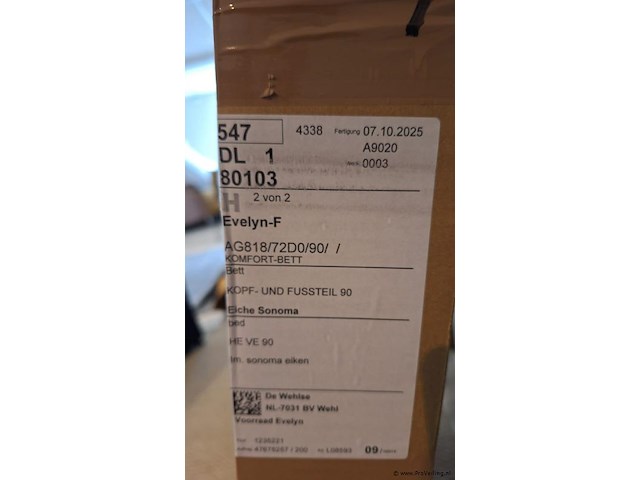 Evelyn-f comfortbed sonoma eiken - afbeelding 3 van  6