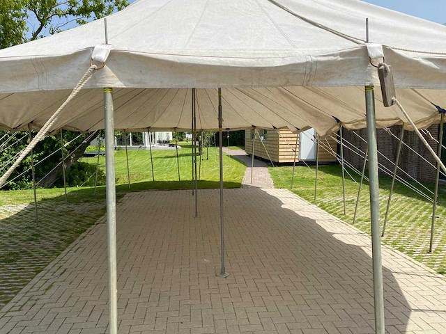 Evenemententent 6 x 12 meter 4 meter hoog nette tent - afbeelding 1 van  5