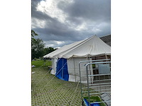 Evenemententent 8 x 16 meter 4 meter hoog met zijkanten - afbeelding 3 van  10