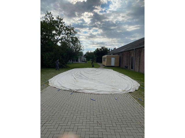 Evenemententent 8 x 16 meter 4 meter hoog met zijkanten - afbeelding 4 van  10