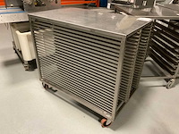 Ever bake werktafel met platenrek, rvs - afbeelding 3 van  3
