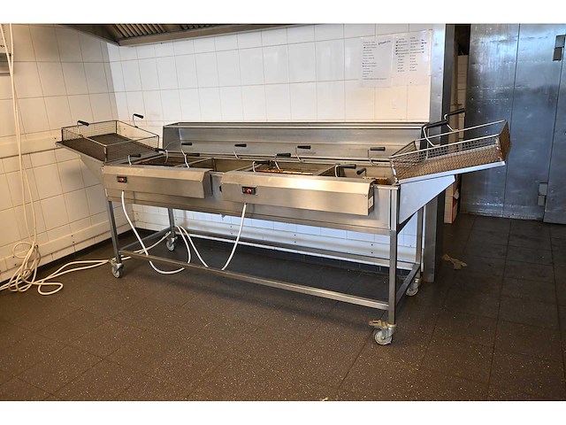 Everbake 4-delig rvs oliebollen friteuse - afbeelding 3 van  10