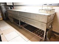 Everbake capway creare 8-delige mobiele rvs oliebollen friteuse met pneumatisch manden opschuifsysteem - afbeelding 4 van  14