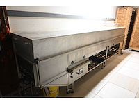 Everbake capway creare 8-delige mobiele rvs oliebollen friteuse met pneumatisch manden opschuifsysteem - afbeelding 5 van  14