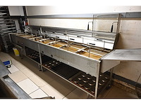 Everbake capway creare 8-delige mobiele rvs oliebollen friteuse met pneumatisch manden opschuifsysteem - afbeelding 7 van  14