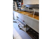 Everbake capway creare 8-delige mobiele rvs oliebollen friteuse met pneumatisch manden opschuifsysteem - afbeelding 10 van  14