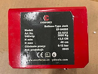 Everforce - ballonkrik 3 ton - pneumatische krik - 6-12bar - afbeelding 2 van  13