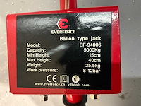 Everforce - ballonkrik 5 ton - pneumatische krik - 8-12bar - afbeelding 7 van  8