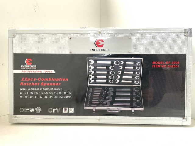 Everforce - ef-3008 - steek en ringsleutels (4x) - afbeelding 1 van  4