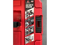 Everforce 4-delig lithium accugereedschap in 2 koffers - klopboormachine - schroefmachine - haakse slijper - slagmoersleutel - 2 accu's - afbeelding 4 van  14