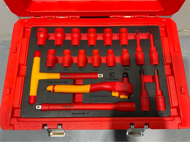 Everforce elektra gecertificeerd gereedschap - geaard en gekeurd krachtstroom - 55 pcs - afbeelding 12 van  15