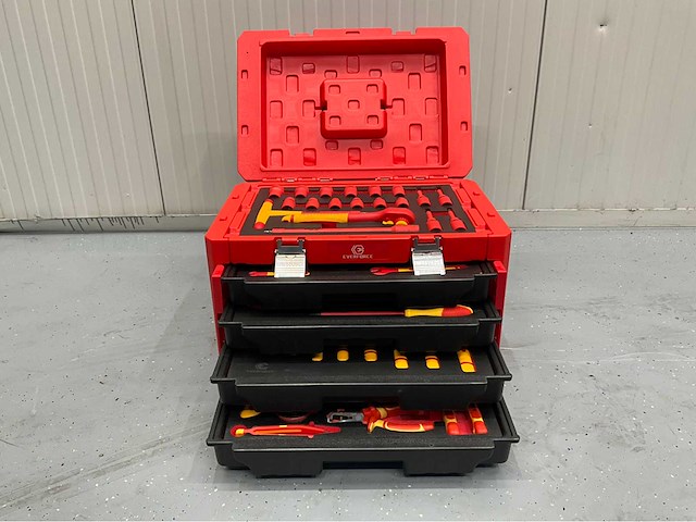 Everforce elektra gecertificeerd krachtstroom gereedschap 55 pcs - geaard en gekeurd - afbeelding 4 van  5