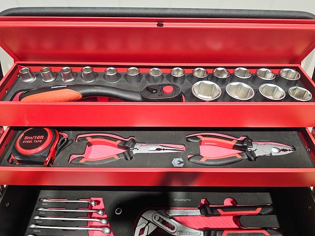 Everforce gereedschapskoffer incl 86 pcs gereedschap - afbeelding 7 van  11