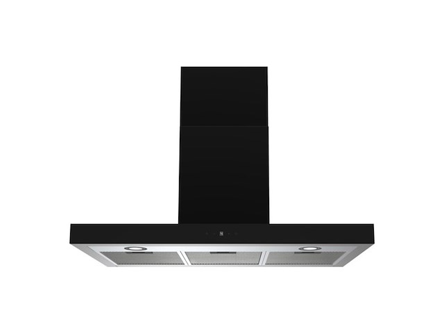 Everglades evch9840b afzuigkap zwart 90cm tiptoets digitaal - afbeelding 1 van  5