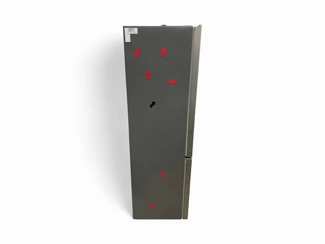Everglades evud4048 koel- vriescombinatie inox look e klasse 268 liter - afbeelding 2 van  9