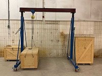 Everlift mt2-3 portaalkraan - 1000 kg - compleet met loopkat en takel