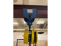 Everlift mt2-3 portaalkraan - 1000 kg - compleet met loopkat en takel - afbeelding 9 van  11