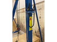 Everlift mt2-3 verplaatsbare portaalkraan - 1000 kg - compleet met loopkat en takel - afbeelding 10 van  11