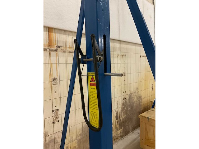 Everlift mt2-3 verplaatsbare portaalkraan - 1000 kg - compleet met loopkat en takel - afbeelding 11 van  11