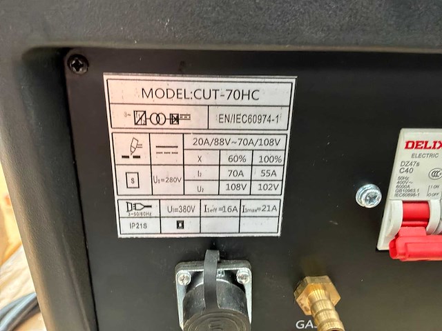 Everpro cut-70hc inverter air plasma cutting machine plasmasnijder - afbeelding 6 van  15