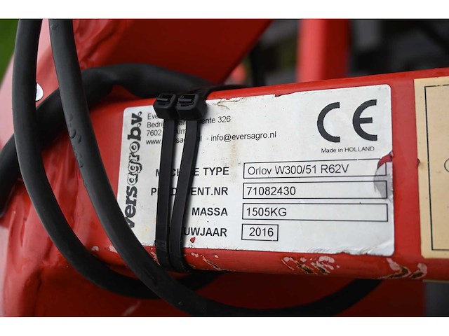 Evers - 2016 - orlov w300/51 r62v - schijvenegge - afbeelding 7 van  15