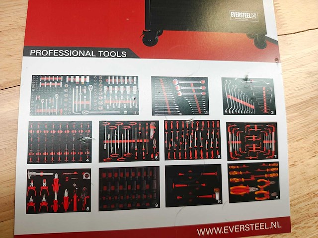 Eversteel - 14/11 - gereedschapswagen met transportschade - afbeelding 14 van  22