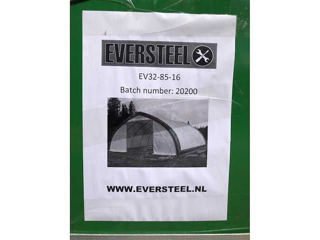 Eversteel - opslag tent/storage building ev-32-85-15 - afbeelding 6 van  7
