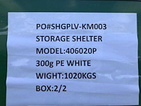 Eversteel - opslag tent/storage building ev-40-60-20 - afbeelding 6 van  6