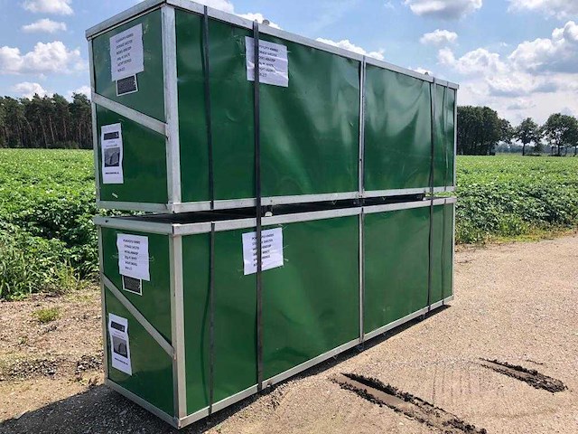 Eversteel - opslag tent/storage building ev-40-80-20 - afbeelding 2 van  2