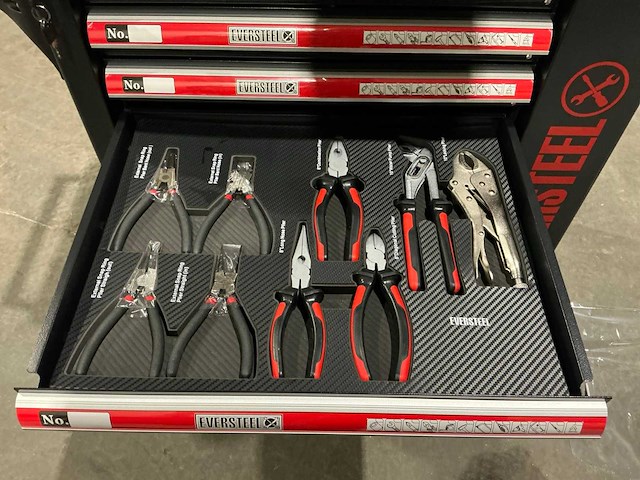 Eversteel gevulde gereedschapswagen - afbeelding 7 van  8