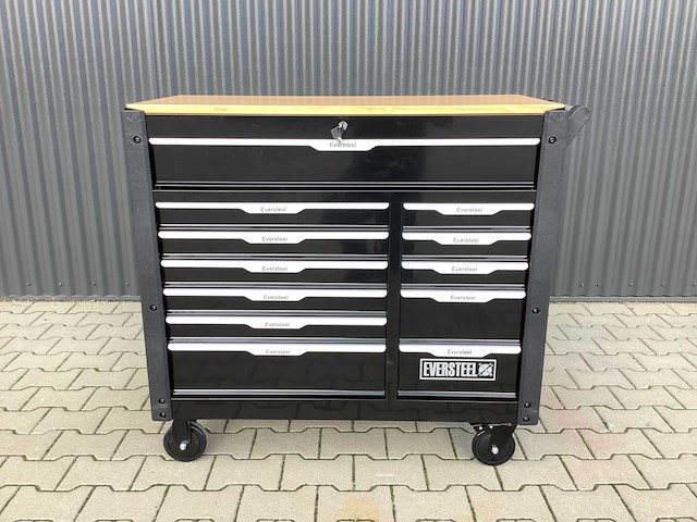 Eversteel jumbo xxxl 12/10 professional gevulde gereedschapswagen - afbeelding 1 van  10