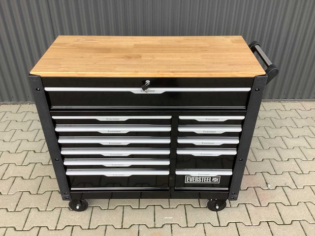 Eversteel jumbo xxxl 12/10 professional gevulde gereedschapswagen - afbeelding 1 van  10