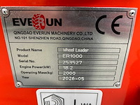 Everun - 2026 - er1000 - telescopische knikwiellader kubota euro5 - afbeelding 19 van  30