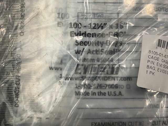 Evidence bag (200x) - afbeelding 3 van  5