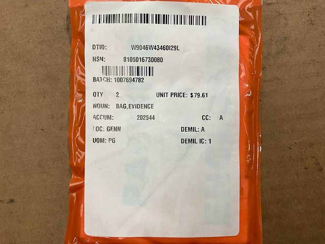 Evidence bag (200x) - afbeelding 5 van  5