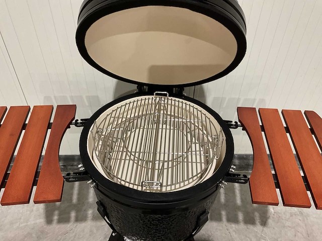 Eviq grillmaster kamado 21" keramische houtskool bbq - afbeelding 4 van  7