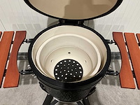 Eviq grillmaster kamado 21" keramische houtskool bbq - afbeelding 5 van  7