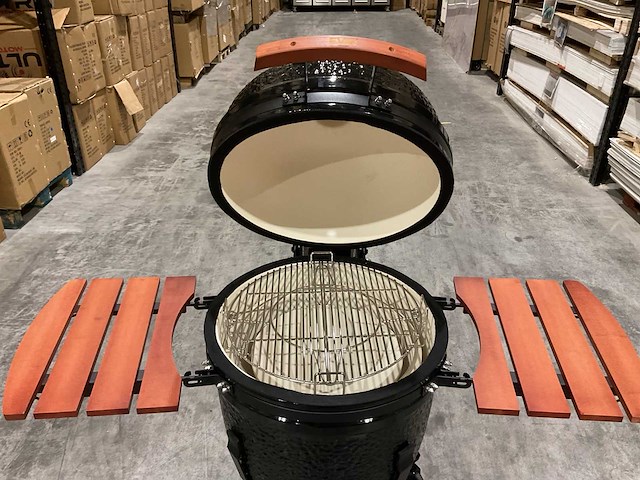 Eviq grillmaster kamado 21" keramische houtskool bbq - afbeelding 10 van  56