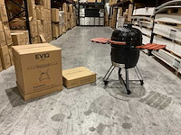 Eviq grillmaster kamado 21" keramische houtskool bbq - afbeelding 1 van  56