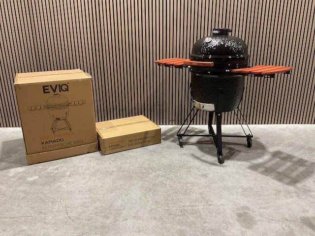Eviq grillmaster kamado 21" keramische houtskool bbq - afbeelding 15 van  56