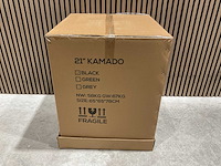 Eviq grillmaster kamado 21" keramische houtskool bbq - afbeelding 17 van  56