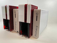 Evolis (primacy) simplex expert fire-red card printers (2x) - afbeelding 4 van  10