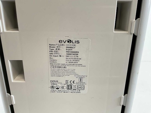 Evolis (primacy) simplex expert fire-red card printers (2x) - afbeelding 10 van  10