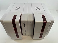 Evolis (primacy) simplex expert fire-red card printers (2x) - afbeelding 2 van  4