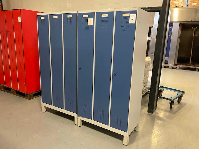 Evolo s 3000 lockerkast (6x) - afbeelding 1 van  3