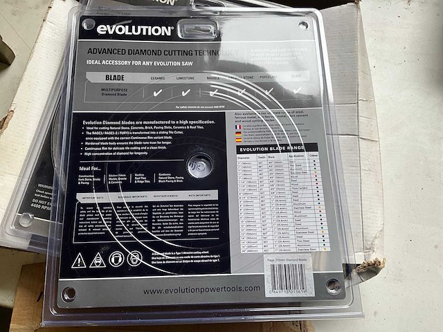 Evolution diamant zaagblad (10x) - afbeelding 2 van  5