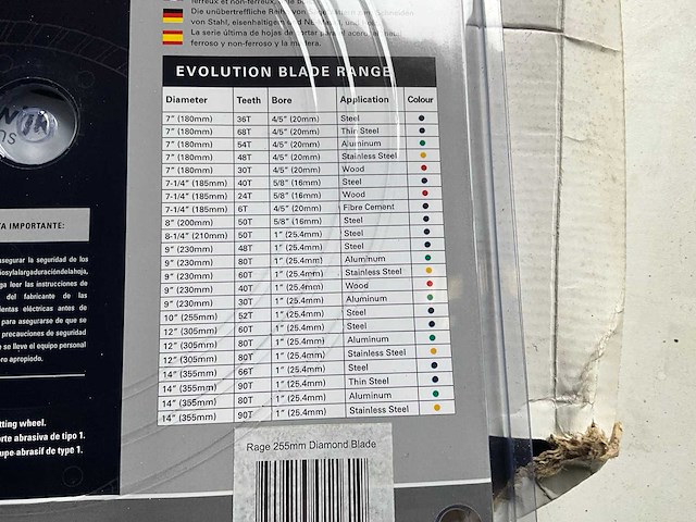 Evolution diamant zaagblad (10x) - afbeelding 3 van  5