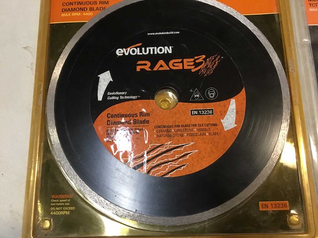 Evolution rage3 zaagblad (3x) - afbeelding 2 van  4