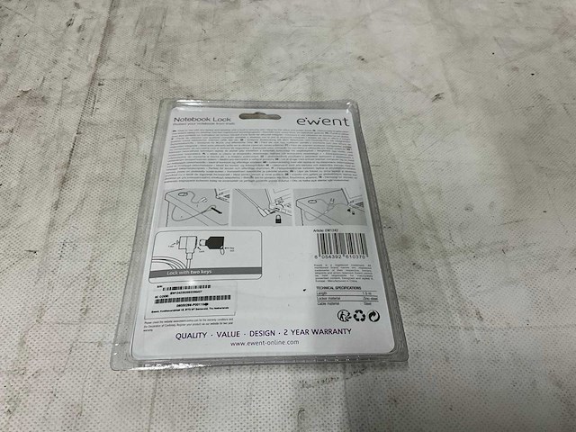 Ewent - ew1242 - notebook lock (25x) - afbeelding 1 van  1