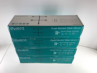 Ewent (ew1514) quad monitor desk mount for four monitors up to 32 inch (new) (4x) - afbeelding 1 van  7